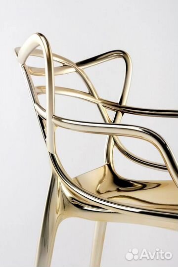 Стулья с подлокотниками Kartell Италия золотой