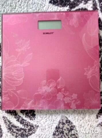 Напольные весы scarlett б/у