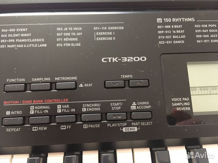 Синтезатор Casio CTC-3200