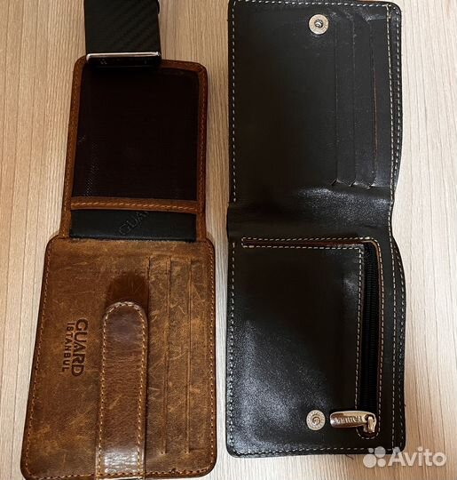 Кошелек мужской кожаный