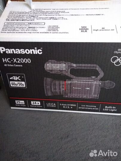 Видеокамера Panasonic HC-X2000