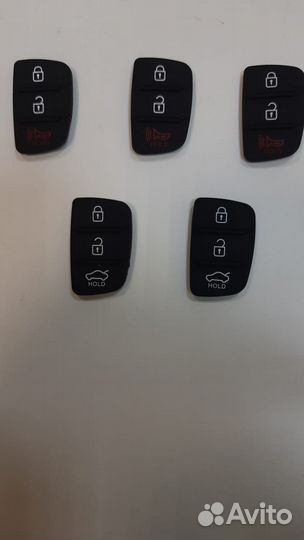 Кнопки на штатный брелок Solaris/Rio