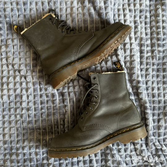 Кожаные ботинки женские dr. martens