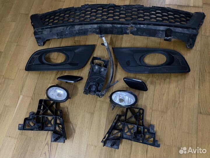 Комлект переднего бампера мазда 3bk хэтч