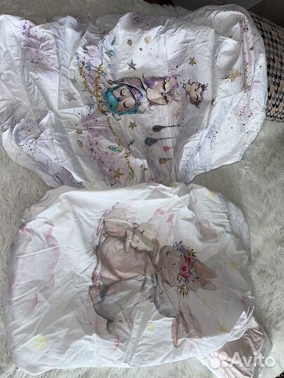 Бортики в кроватку с постельным бельем