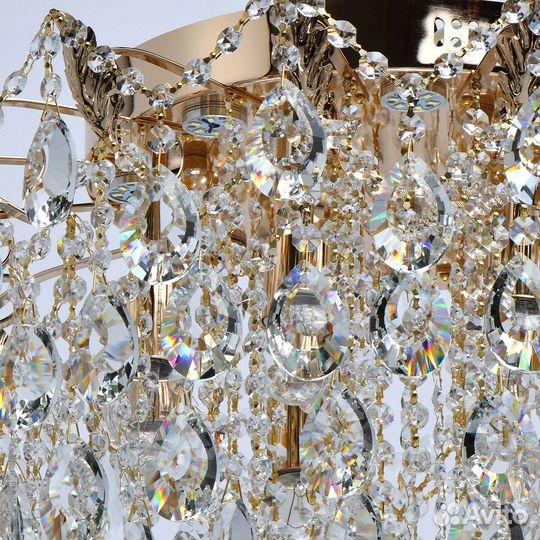 Люстра потолочная хрустальная Бриз De City