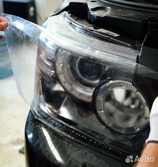 Пленка для фар прозрачная
