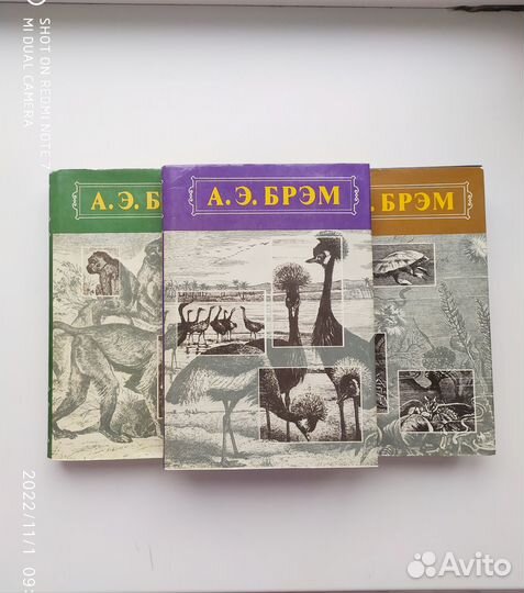 Брэм жизнь животных 3 тома
