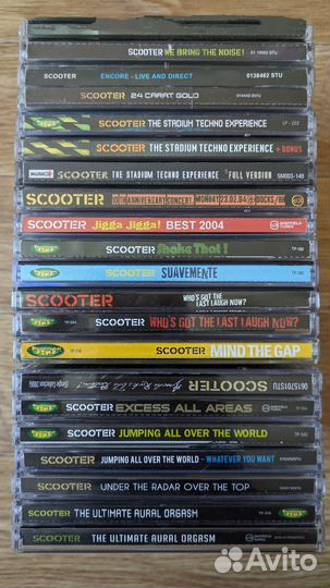 Коллекция CD дисков Scooter