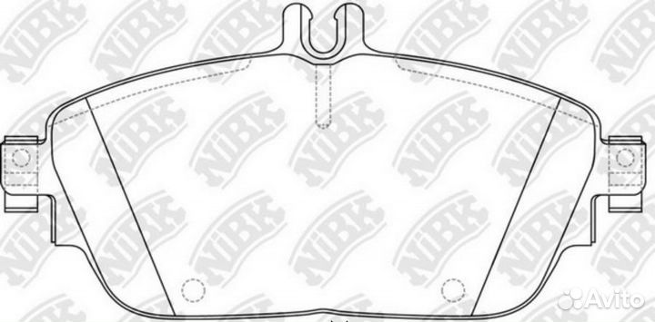 Nibk PN31009 Колодки mercedes-benz A-class (W176) A 180 (176.042) 2012/06