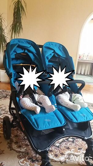 Коляска для двойни valko baby DUO snap