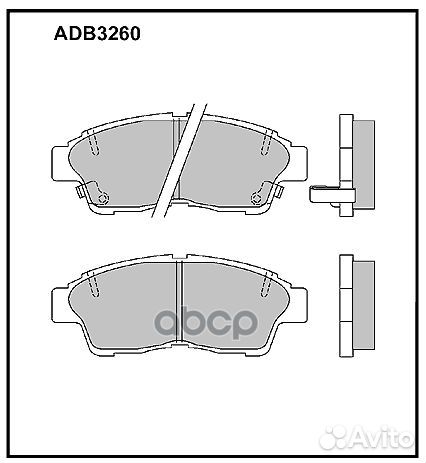 Колодки торм. toyota camry (V1) 2.2 / camry (V2)