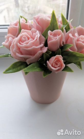 Букеты цветов из мыла ручной работы