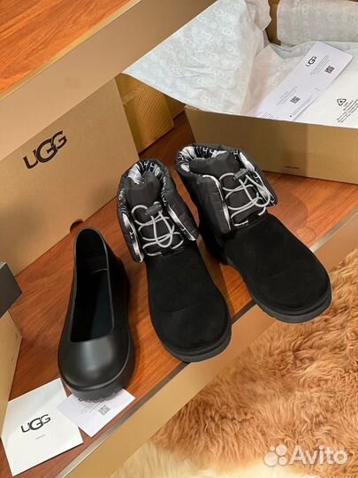 Угги дутики мужские UGG чёрные