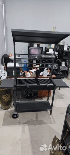 Гриль-мангал с навесом Gratar c крышей (магазин)