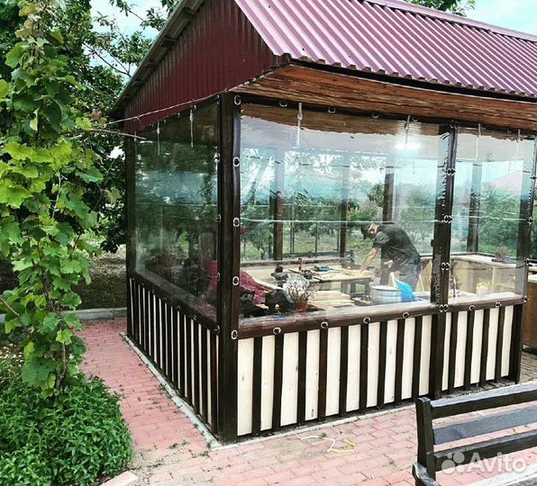 Мягкие и гибкие окна на веранду