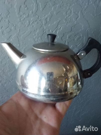 Чайник 0,5л СССР старинный мельхиор