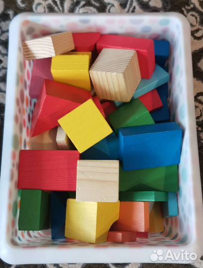 Кубики деревянные Томик