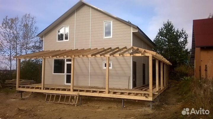 Строительство террас, веранд, беседок, пристроек