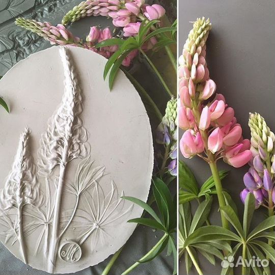 Ботанический барельеф