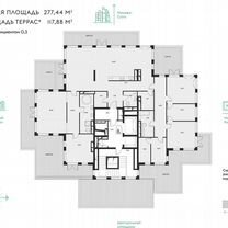 5-к. квартира, 277,3 м², 17/17 эт.