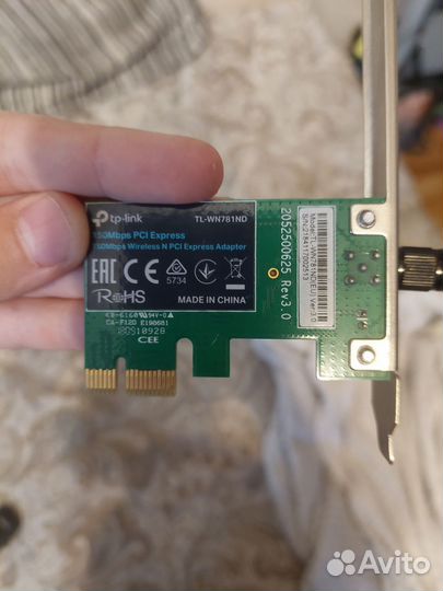Wifi модем на pci e модель (TL-WN781ND)