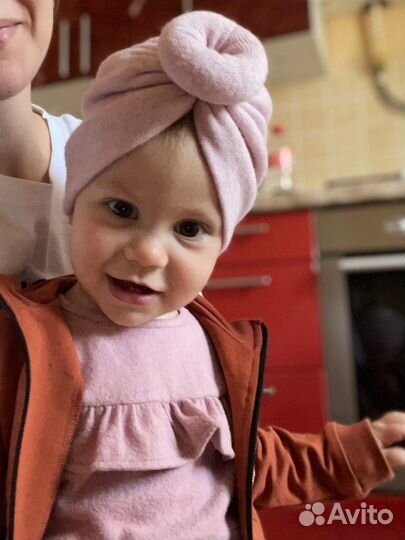 Шапка тюрбан на осень