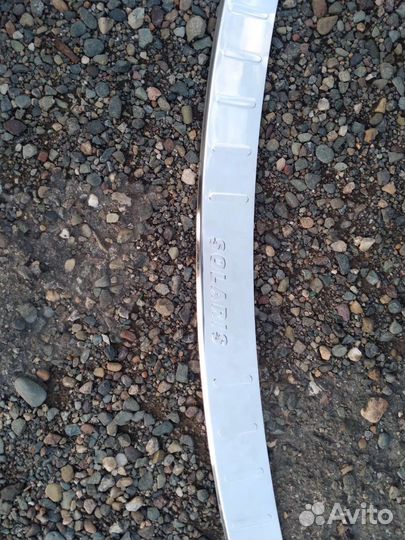 Накладка на задний бампер hyundai solaris 2