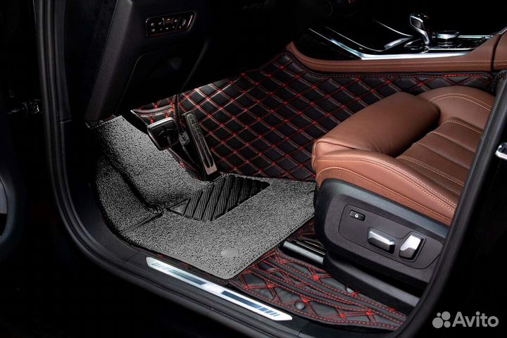3D Коврики Range Rover Салон Багажник из Экокожи