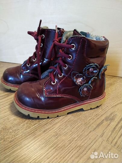 Ботинки демисезонные для девочки 25 размер