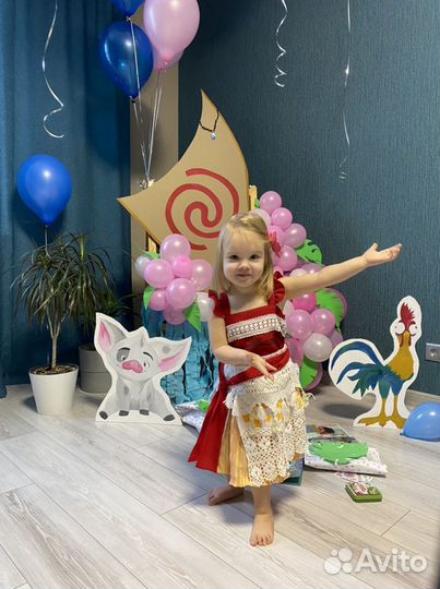 Моана костюм платье прокат