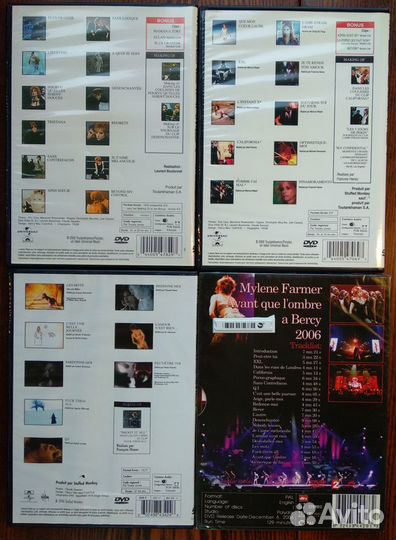 Mylene Farmer Music Video (4DVD)