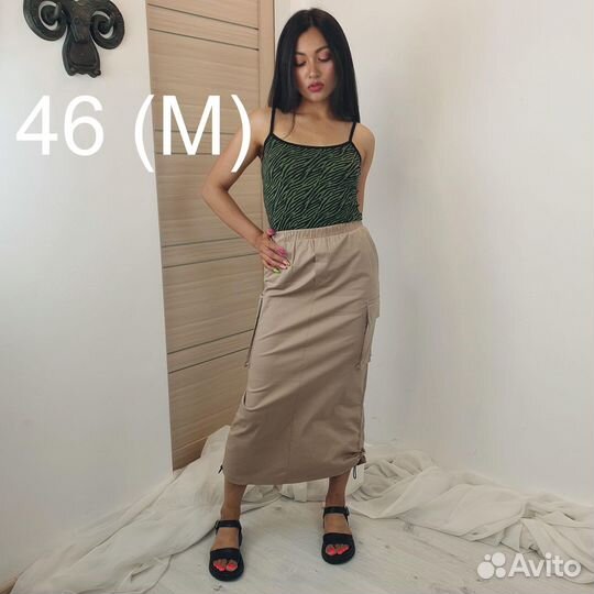 Юбка карго миди abnur 46 (M)