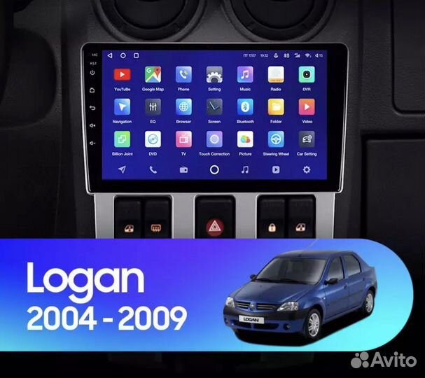 Штатная магнитола Renault Logan 04-09 1-16 4 ядер