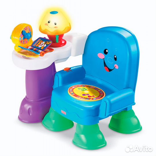 Fisher-Price музыкальный стульчик Смейся и учись