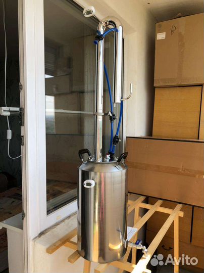 Самогонный аппарат с дефлегматором