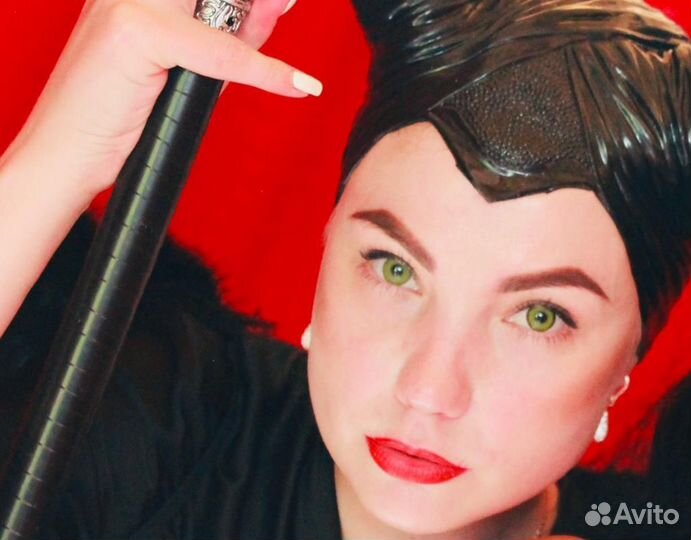 Рога-шлем и посох Малефисенты