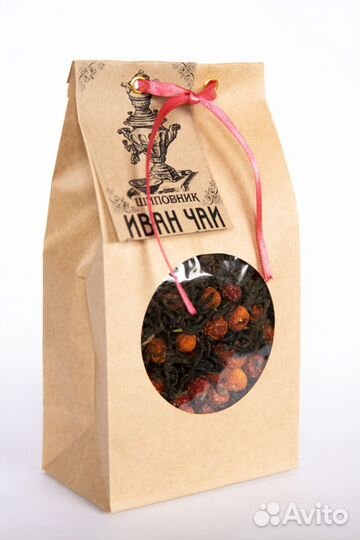 Полезный Иван чай с шиповником