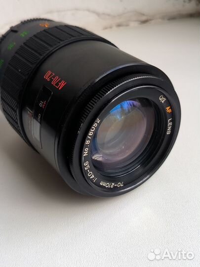 Объектив Minolta AF 70-210mm, байонет Sony a