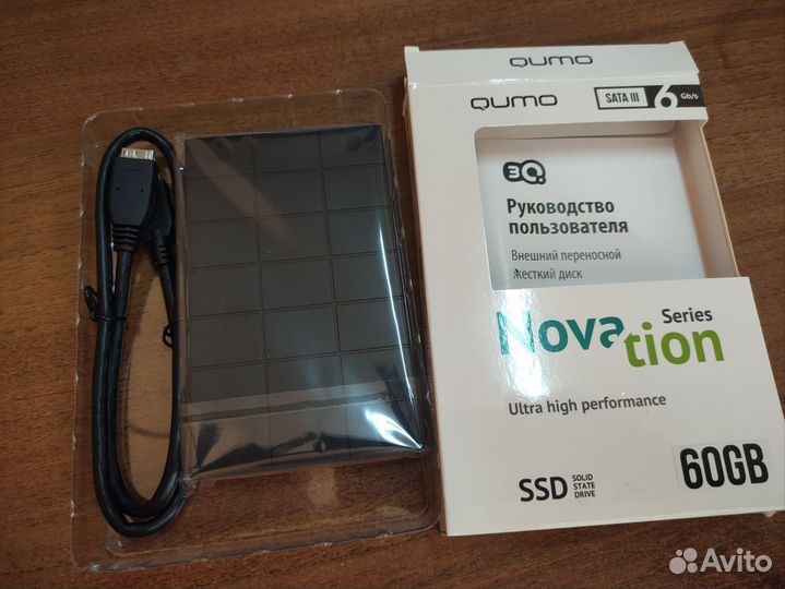 Внешний жесткий диск ssd qumo 60 Gb