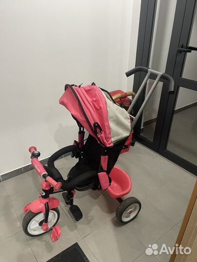 Велосипед коляска с ручкой