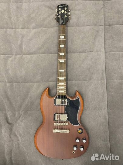 Электрогитара Epiphone SG g400 worn brown