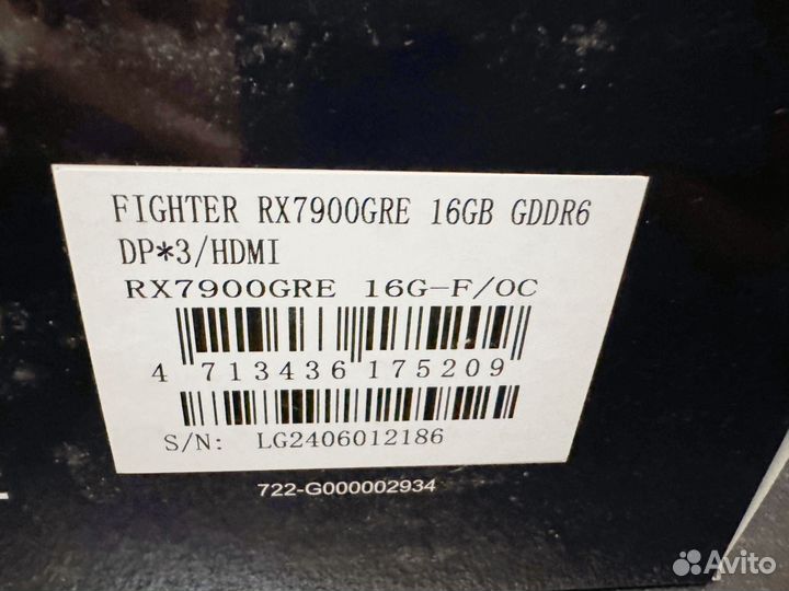 PowerColor Fighter RX 7900 GRE (Новая, Гарантия)