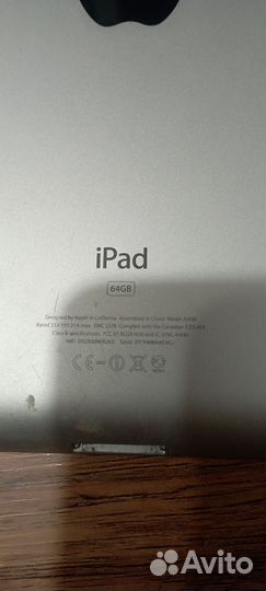 Планшет apple iPad Wi-Fi 4G 64GB Black+iPhone32GB