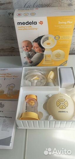 Молокоотсос medela swing flex электрический
