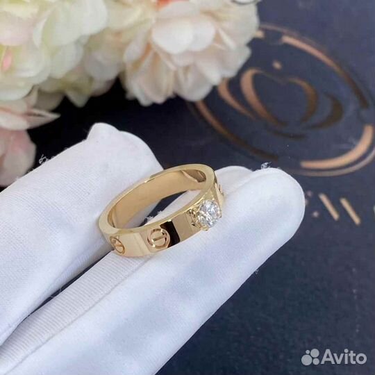 Cartier Love Solitaire Желтое золото, бриллиант 0,21ct