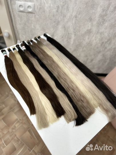Волосы дабл плотные концы(премиум) 60,70,80 см