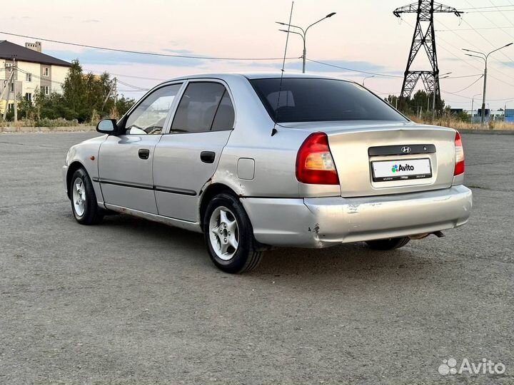 Hyundai Accent 1.5 МТ, 2006, 148 000 км