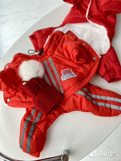 Зимний комбинезон для собак мелких пород