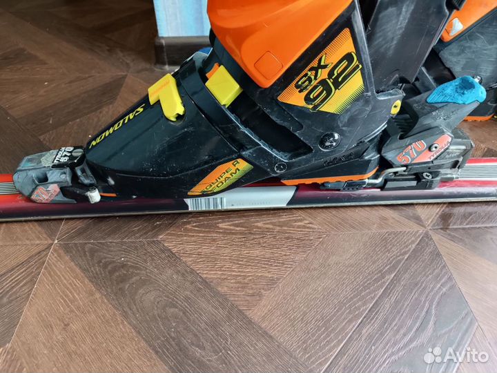 Горные лыжи Fischer и ботинки Salomon